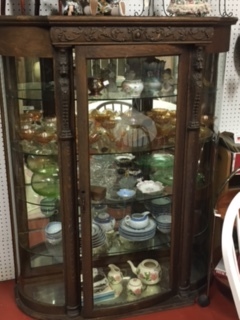 Antique Curio Gothic Style China Cabinet Furniture Gallery